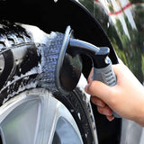 Set 9 Piese Pentru Spalat Auto, Din Plastic Si Microfibra, Perii Si Lavete - vivimall.ro