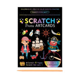 Set 9 Planse Razuibile, Flippy, Scratch ArtCards, +3 Ani, de Razuit si de Colorat, 19 x 14 cm, Model Pirati, Multicolor