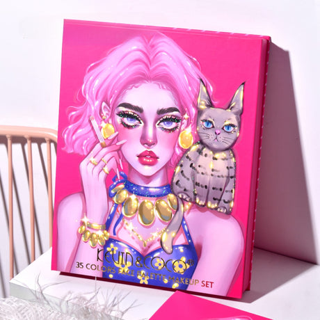 Set 9 Produse Machiaj, Cool Girl And Cat | GirlUp - vivimall.ro