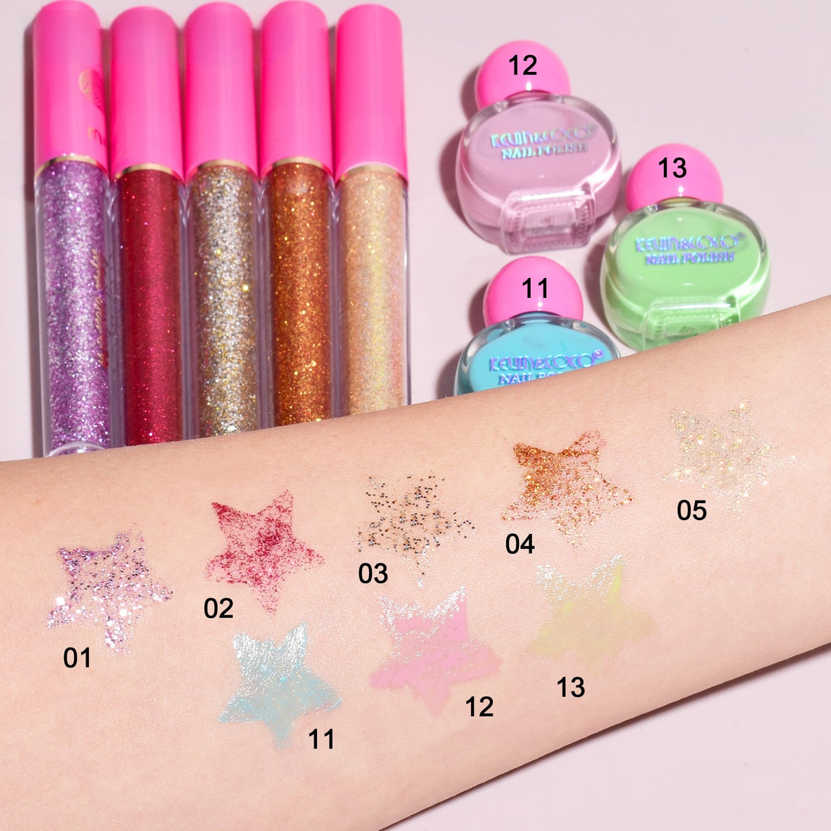 Set 9 Produse Machiaj, Cool Girl And Cat | GirlUp - vivimall.ro