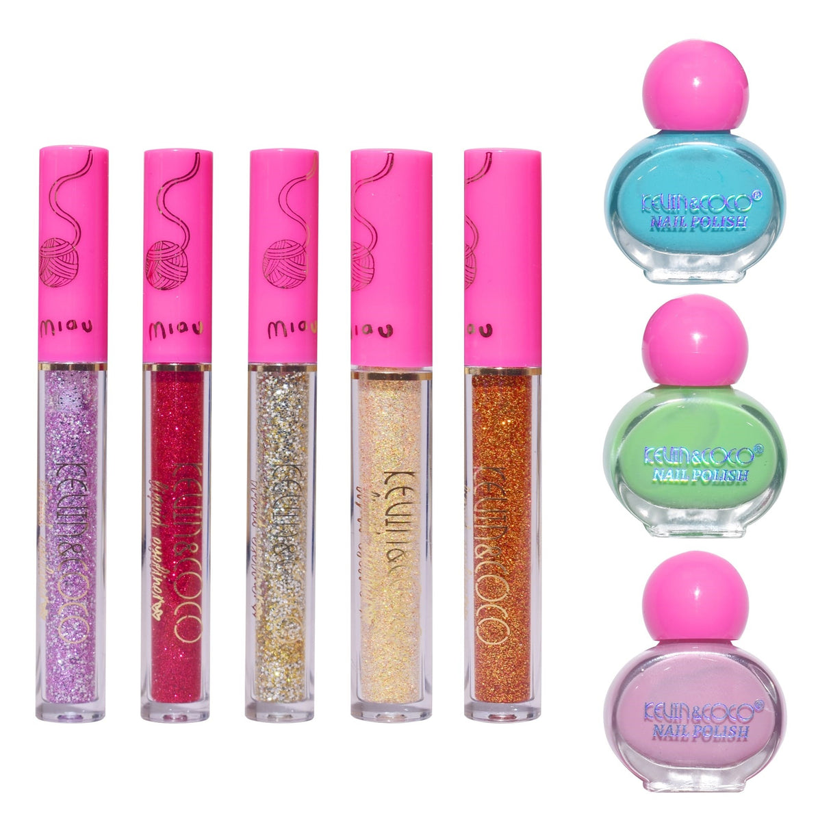 Set 9 Produse Machiaj, Cool Girl And Cat | GirlUp - vivimall.ro