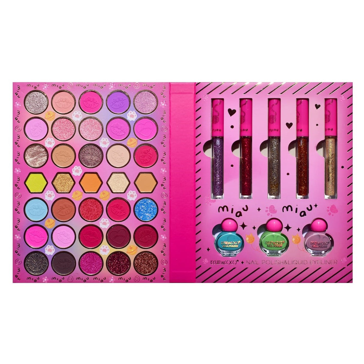 Set 9 Produse Machiaj, Cool Girl And Cat | GirlUp - vivimall.ro