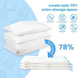 Set 3 Saci de Vidat Haine, Flippy, Marimi Diferite, Vidare prin Vacuum, Reutilizabili, Impermeabili, Pompa Inclusa, Transparent - vivimall.ro