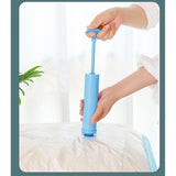 Set 9 Saci de Vidat Haine, Flippy, Marimi Diferite, Vidare prin Vacuum, Reutilizabili, Impermeabili, Pompa Inclusa, Transparent