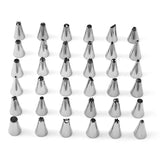 Set 92 Piese Ustensile Pentru Ornare Prajituri, Din Plastic Si Otel Inoxidabil, Forme Briose, Multicolor - vivimall.ro