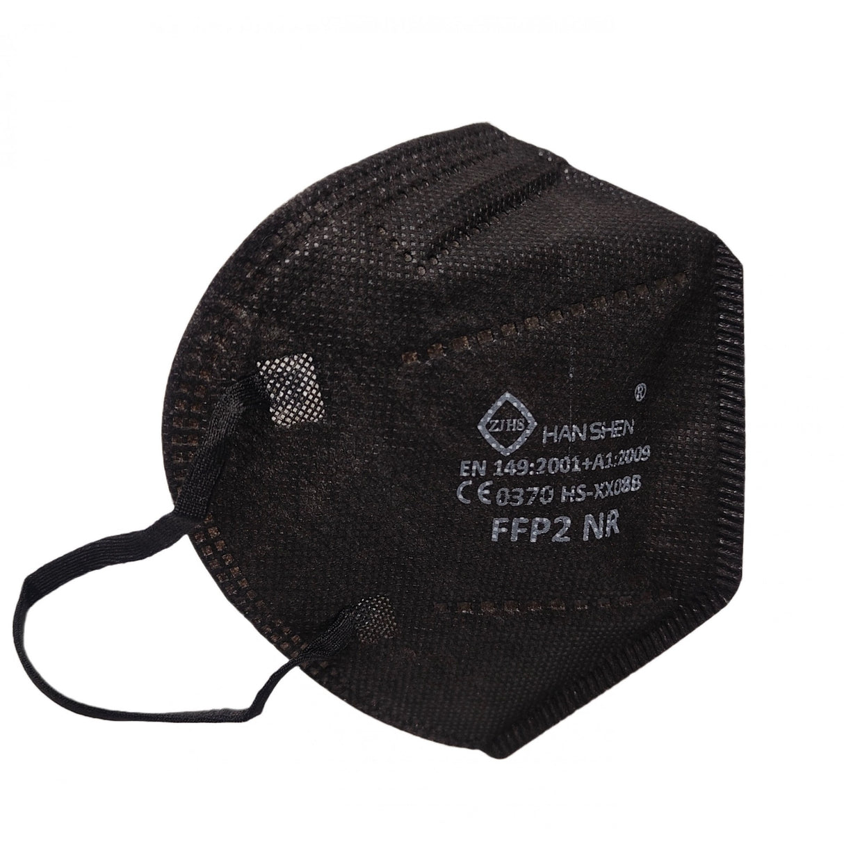 Set 950 bucati Masca de protectie faciala, Flippy, de unica folosinta pentru adulti, FFP2, KN95 CE 0370, 5 straturi, nesterila, ambalaj individual, Negru - vivimall.ro