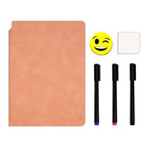 Agenda A5 Reutilizabila Cu Pagini Tip Tabla Roz Pal | ReNote