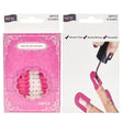 Set 26 Buc Sabloane Reutilizabile Pentru Oja, Pentru Manichiura Injita, Fara Depasire Margini, Protectie Cuticula, 10 Marimi, Din Plastic, Roz - vivimall.ro