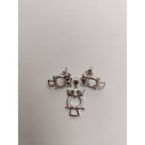 Set Argint 925 Bufnita Contur, Jolie Silver, 4.1g, 2 cm x 1.1 cm - vivimall.ro