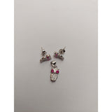 Set Argint 925 Bufnita Cu Ochi Colorati, Jolie Silver, 2.3G