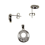 Set Argint 925 Cerc Incadrat