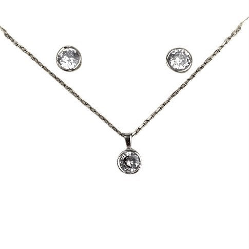 Set Argint 925 Cerc Mic (Cercei, Lantisor, Pandantiv)