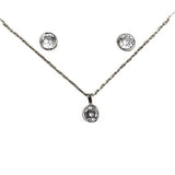Set Argint 925 Cerc Mic (Cercei, Lantisor, Pandantiv)