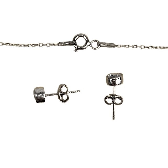 Set Argint 925 Cerc Mic (Cercei, Lantisor, Pandantiv)