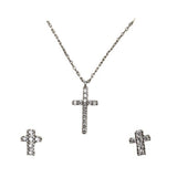 Set Argint 925 Cruce Cu Zirconii