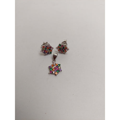 Set Argint 925 Fulg Colorat, Jolie Silver, 2.7G