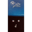 Set Argint 925, Jolie Silver, Floare Rasucita Colorata - vivimall.ro
