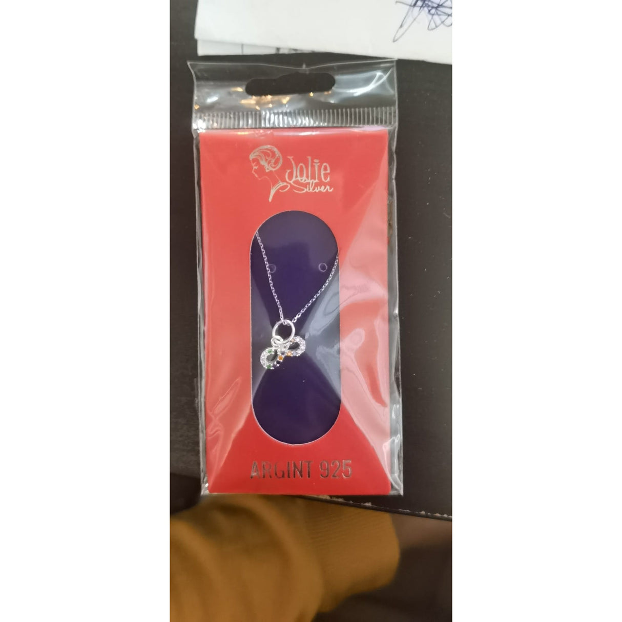 Set Argint 925,Jolie Silver Infinit Cu Minizirconii Colorate - vivimall.ro