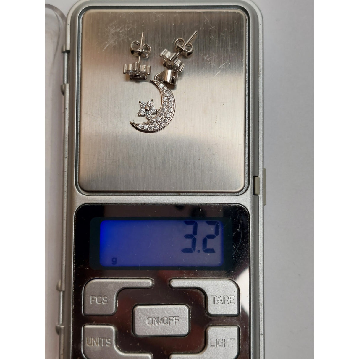 Set Argint 925 Semiluna Cu Floare, Jolie Silver, 3.2G