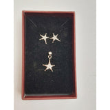 Set Argint 925 Stelute Asimetrice, Jolie Silver, 1.8g, 1.5 cm x 1.1 cm - vivimall.ro