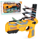 Set Arma De Jucarie Tip Lansator De Avioane, Air Battle, Portocaliu