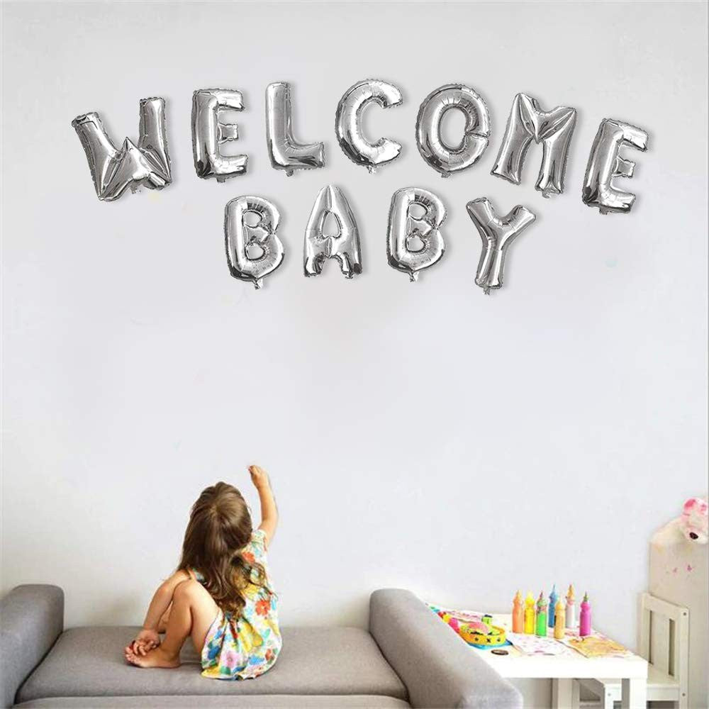 Set Baloane Din Folie Metalizata, Figurine Litere, Tema Aniversare, 40 Cm, Ambalaj Individual, Pai Inclus, Umflare Cu Aer Sau Heliu - vivimall.ro