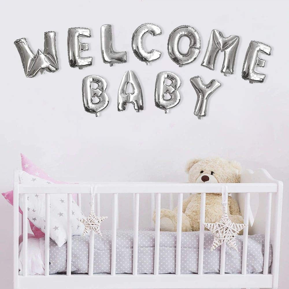 Set Baloane Din Folie Metalizata, Figurine Litere, Tema Aniversare, 40 Cm, Ambalaj Individual, Pai Inclus, Umflare Cu Aer Sau Heliu - vivimall.ro