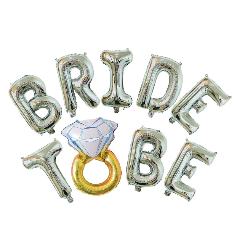 Set Baloane Din Folie Metalizata, Litere De 40 Cm, Baloane Party, Ambalaj Individual, Pai Inclus, Umflare Cu Aer Sau Heliu - vivimall.ro