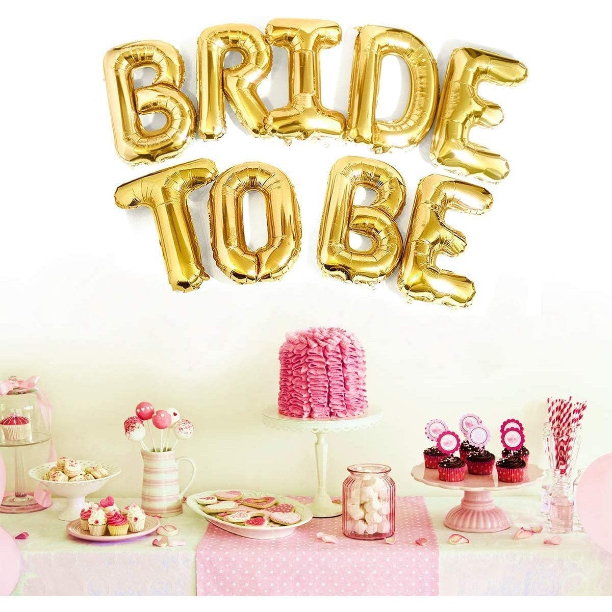 Set Baloane Din Folie Metalizata, Litere De 40 Cm, Baloane Party, Ambalaj Individual, Pai Inclus, Umflare Cu Aer Sau Heliu - vivimall.ro