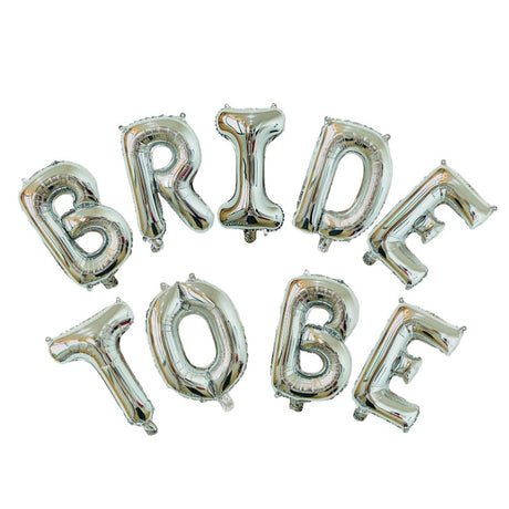 Set Baloane Din Folie Metalizata, Litere De 40 Cm, Baloane Party, Ambalaj Individual, Pai Inclus, Umflare Cu Aer Sau Heliu - vivimall.ro