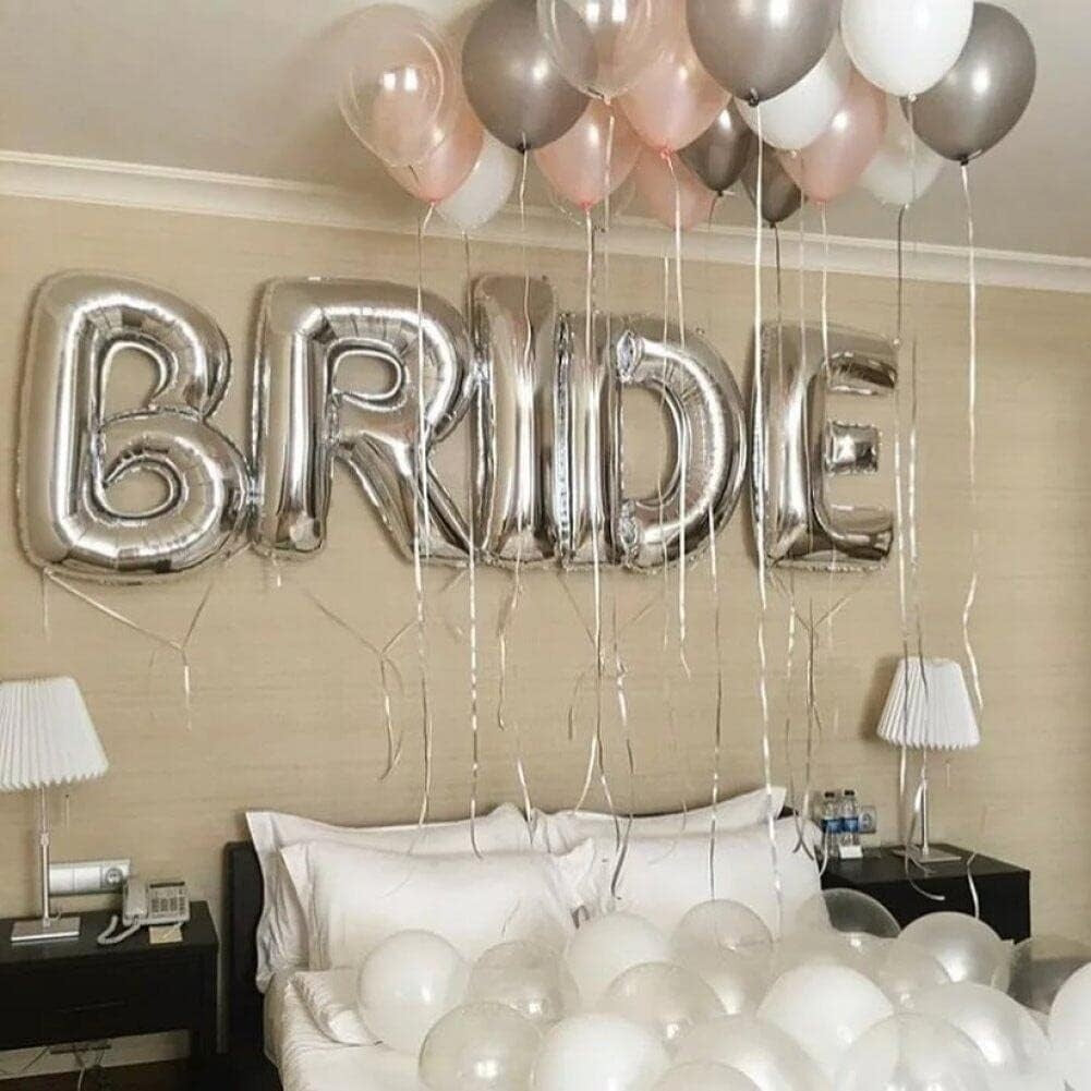 Set Baloane Din Folie Metalizata, Litere De 40 Cm, Tema Iubire, Baloane Party, Ambalaj Individual, Pai Inclus, Umflare Cu Aer Sau Heliu