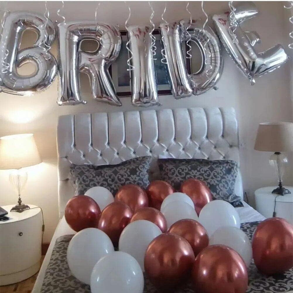Set Baloane Din Folie Metalizata, Litere De 40 Cm, Tema Iubire, Baloane Party, Ambalaj Individual, Pai Inclus, Umflare Cu Aer Sau Heliu