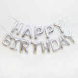 Set 13 Baloane Folie, Tip Ghirlanda, Model Happy Birthday, 40 Cm,