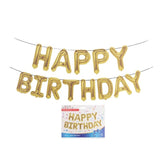 Set 13 Baloane Folie, Tip Ghirlanda, Model Happy Birthday, 40 Cm,