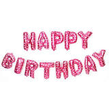 Set 13 Baloane Folie, Tip Ghirlanda, Model Happy Birthday, 40 Cm,