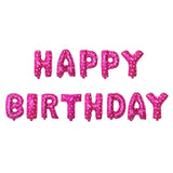 Set 13 Baloane Folie, Tip Ghirlanda, Model Happy Birthday, 40 Cm,