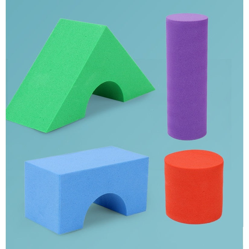 Set cuburi moi din spumă 29 piese | BuildaSoft - vivimall.ro