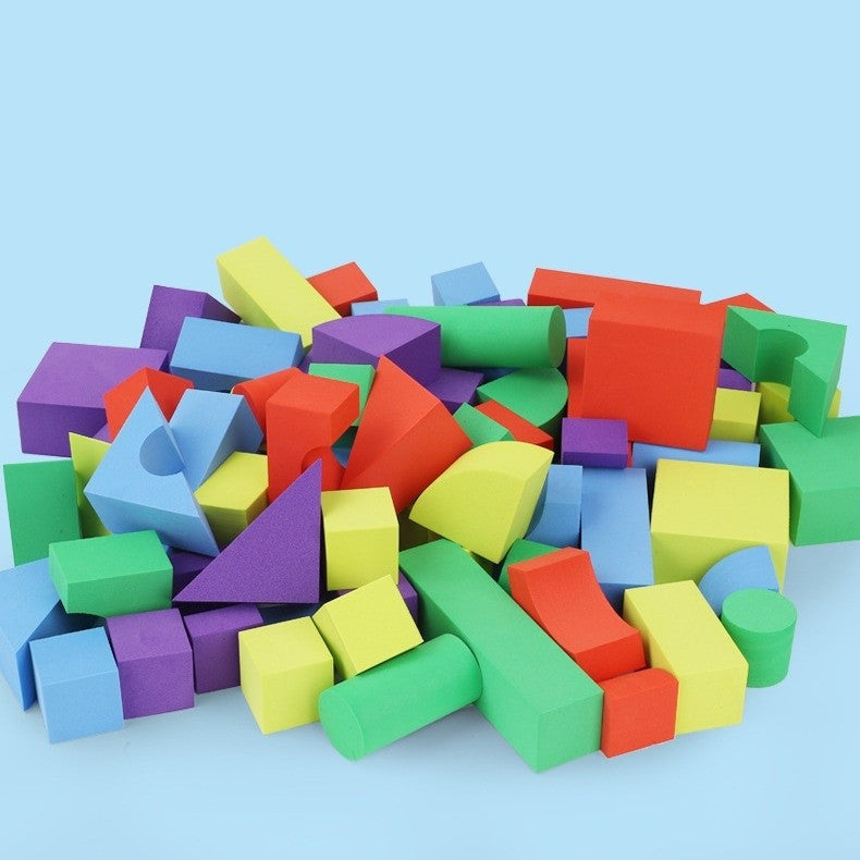 Set cuburi moi din spumă 29 piese | BuildaSoft - vivimall.ro