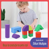 Set cuburi moi din spumă 29 piese | BuildaSoft - vivimall.ro