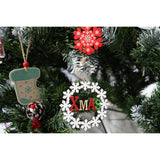 Set brad artificial de Craciun si elemente decorative, nins, decorat cu conuri pin, pentru perete/colt, inaltime 210 cm, diametru 149 cm, 1224 ramuri, Flippy, verde, suport metalic inclus - vivimall.ro