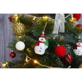 Set brad artificial de Craciun si elemente decorative tip pin inzapezit tip 1, inaltime 150 cm, diametru 85 cm, 160 ramuri cu ace 3D 12 cm, Flippy, verde cu varfuri, ninse, suport metalic inclus