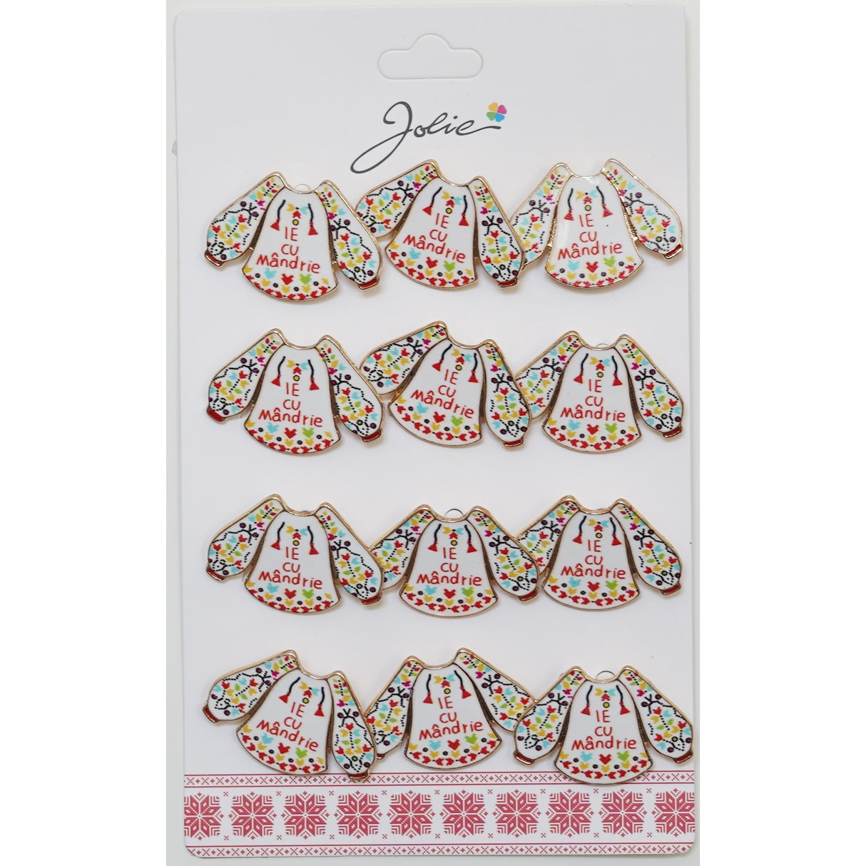 Set 12 Brose Martisor Primavara Ie Cu Mandrie - vivimall.ro
