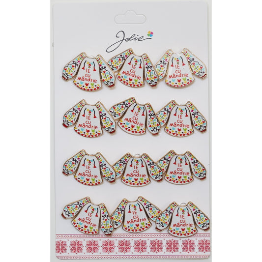 Set 12 Brose Martisor Primavara Ie cu Mandrie - vivimall.ro