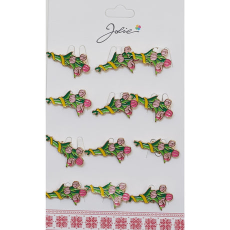 Set 12 Brose Martisor Buchet De Lalele - vivimall.ro