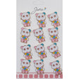 Set 12 Brose Martisor Urs Panda cu Floare Multicolora - vivimall.ro