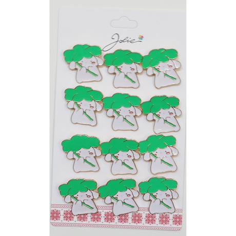 Set 12 Brose Martisor Iepure Sub Trifoi - vivimall.ro