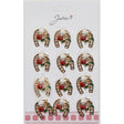 Set 12 Brose Martisor Primavara Potcoava Cu Ghiocel Si Buburuza - vivimall.ro