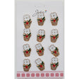 Set 12 Brose Martisor Primavara Cos Floare Cu Buburuza - vivimall.ro