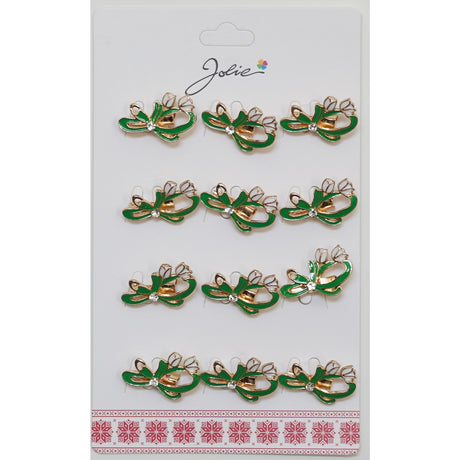 Set 12 Brose Martisor Primavara Ghiocel Cu Piatra - vivimall.ro