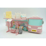 Set Casa De Papusi Tip Van, 2 In 1 Autobuz Si Casa, 43 Accesorii Si Mobilier, +3 Ani